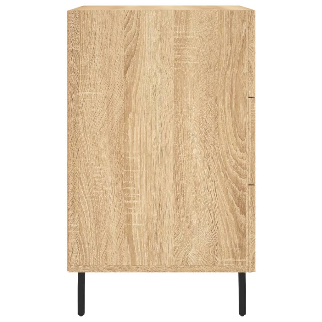 Table de chevet chêne sonoma 40x40x66 cm bois d'ingénierie - XIOS