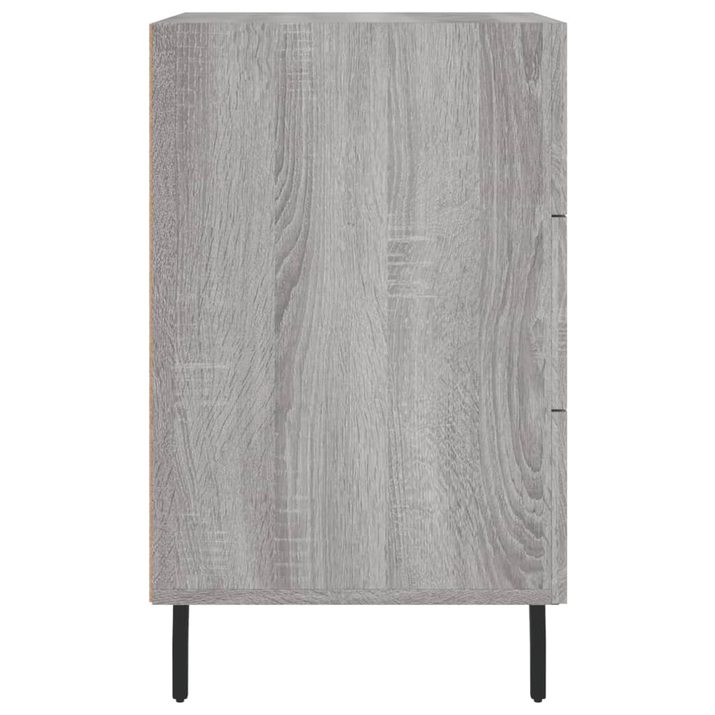 Table de chevet sonoma gris 40x40x66 cm bois d'ingénierie - XIOS