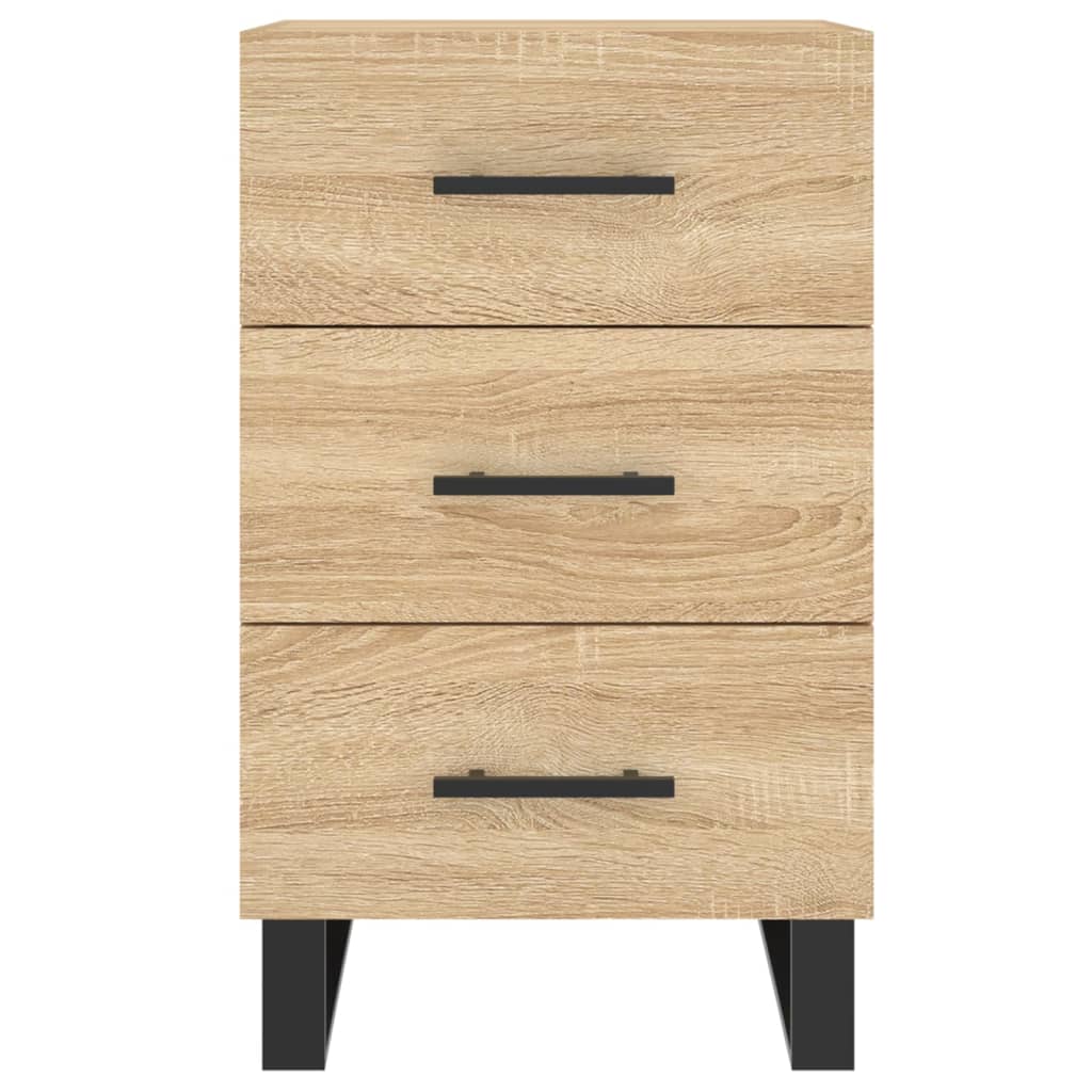Table de chevet chêne sonoma 40x40x66 cm bois d'ingénierie - XIOS