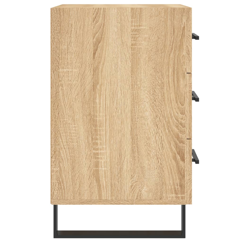 Table de chevet chêne sonoma 40x40x66 cm bois d'ingénierie - XIOS