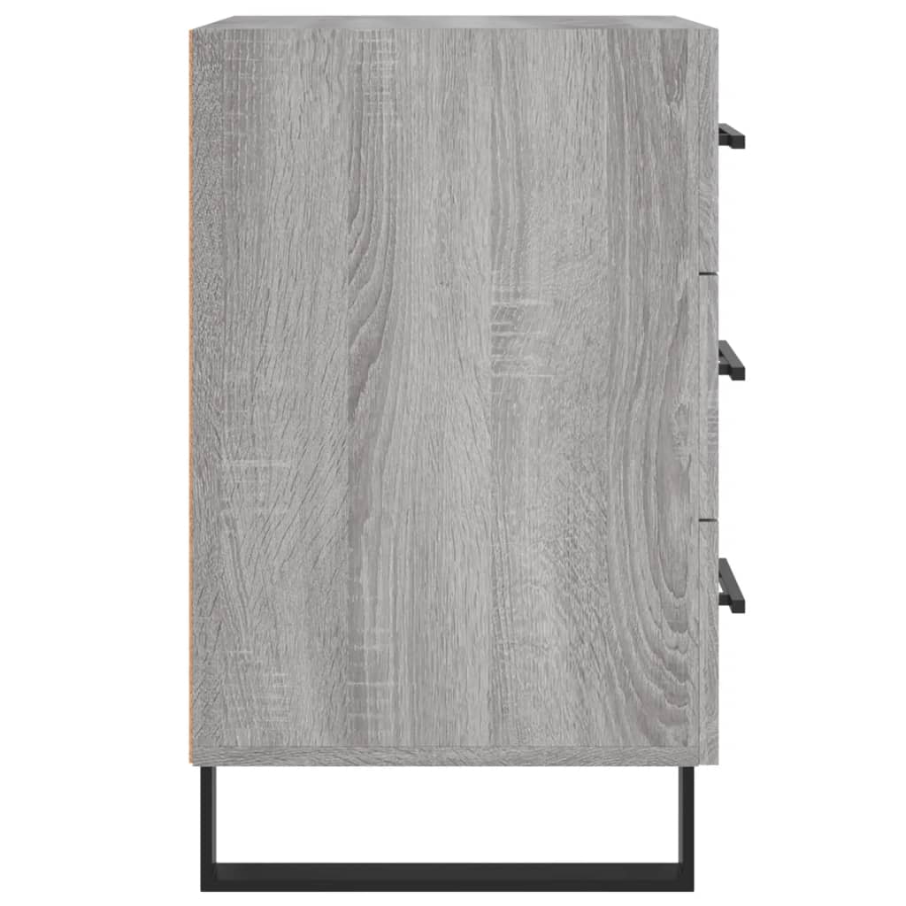Table de chevet sonoma gris 40x40x66 cm bois d'ingénierie - XIOS
