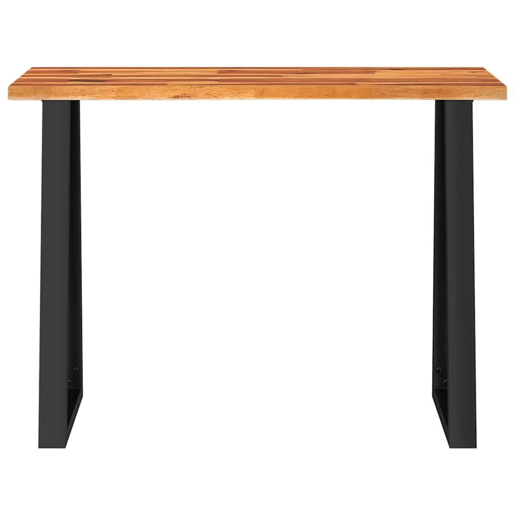 Table console à live edge 110x35x80 cm bois d'acacia solide - XIOS