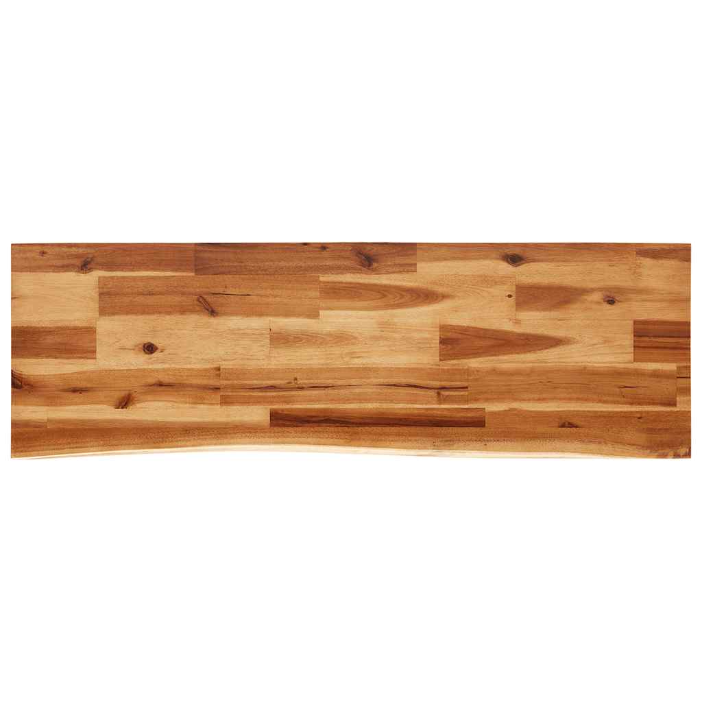 Table console à live edge 110x35x80 cm bois d'acacia solide - XIOS