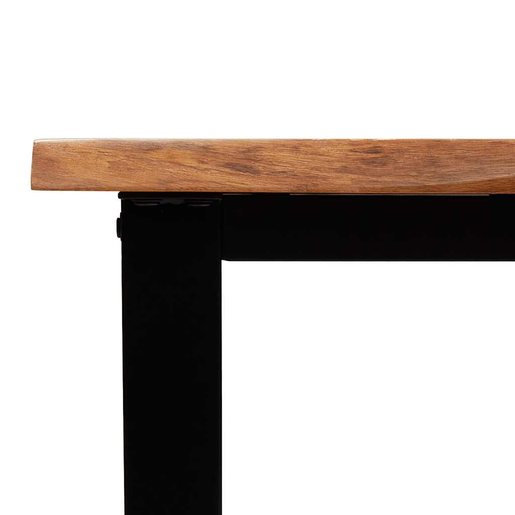 Table console à live edge 110x35x80 cm bois d'acacia solide - XIOS