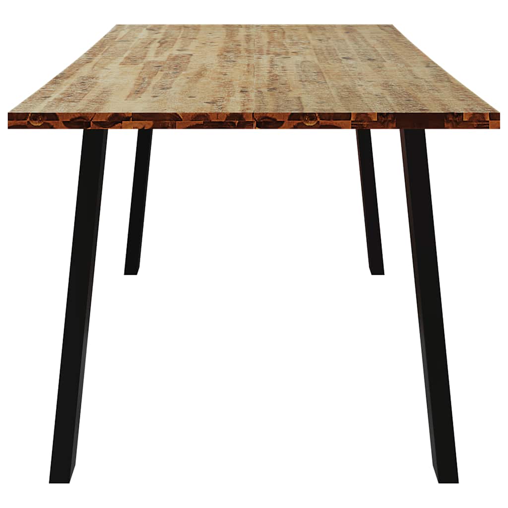Table à manger 150x90x75 cm bois d'acacia solide - XIOS