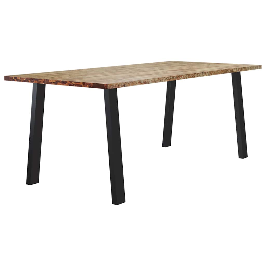 Table à manger 200x90x75 cm bois d'acacia solide - XIOS