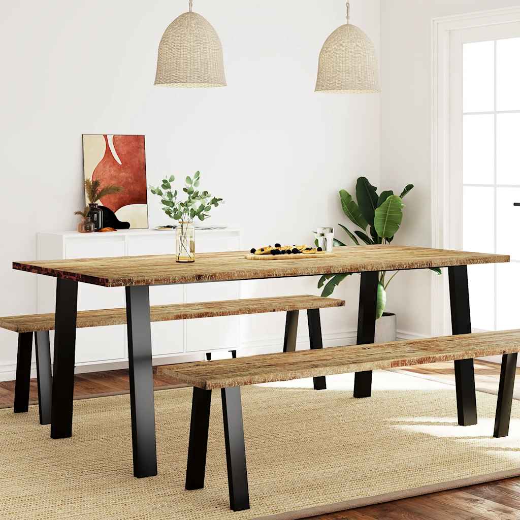 Table à manger 200x90x75 cm bois d'acacia solide - XIOS