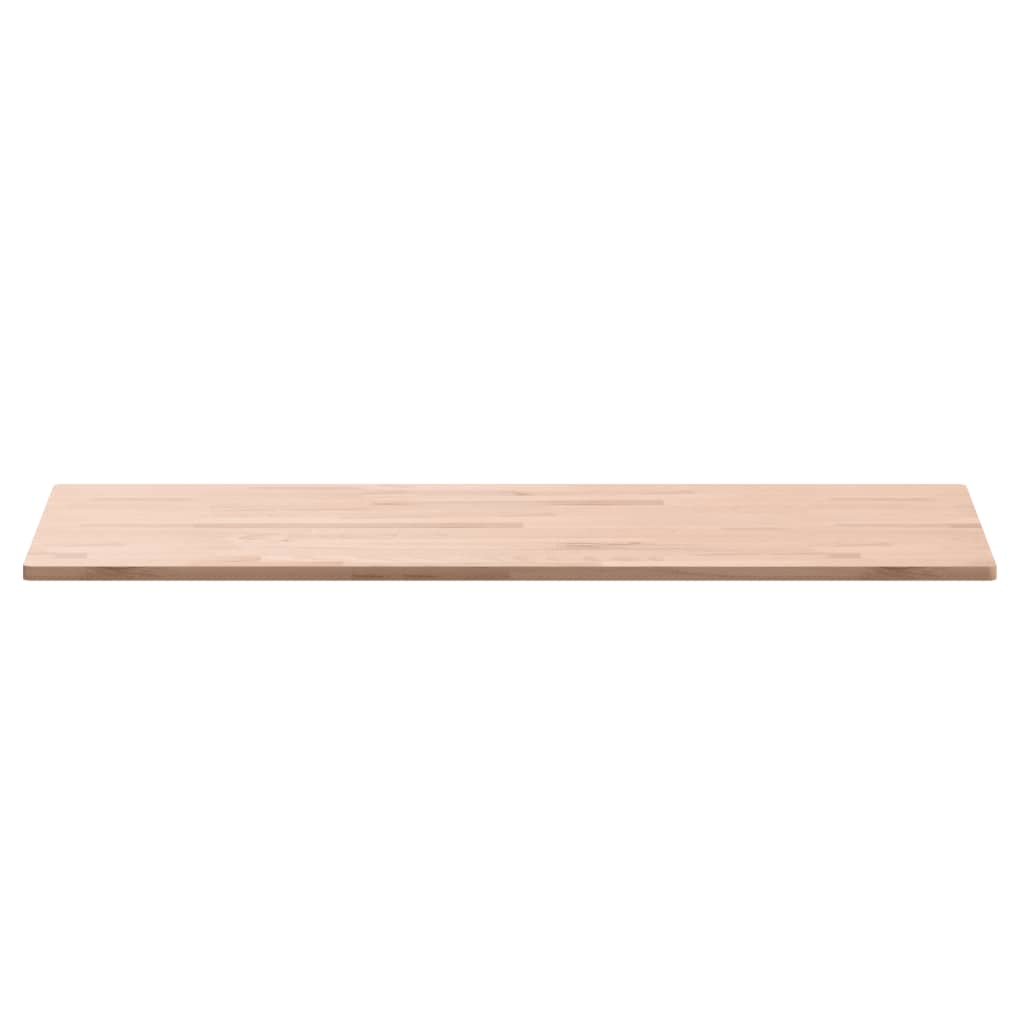 Dessus de table 100x50x1,5cm rectangulaire bois massif de hêtre - XIOS