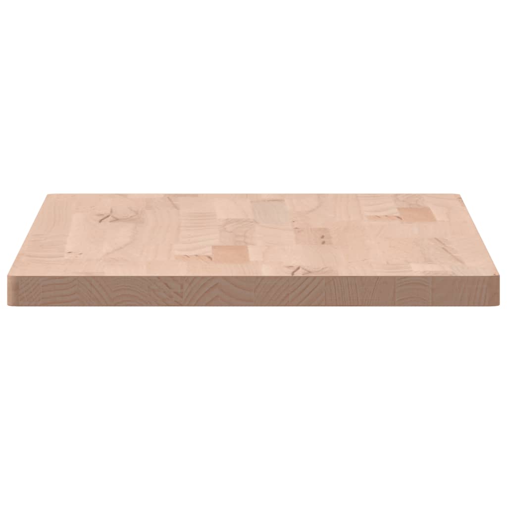 Dessus de table 80x40x2,5 cm rectangulaire bois massif de hêtre - XIOS