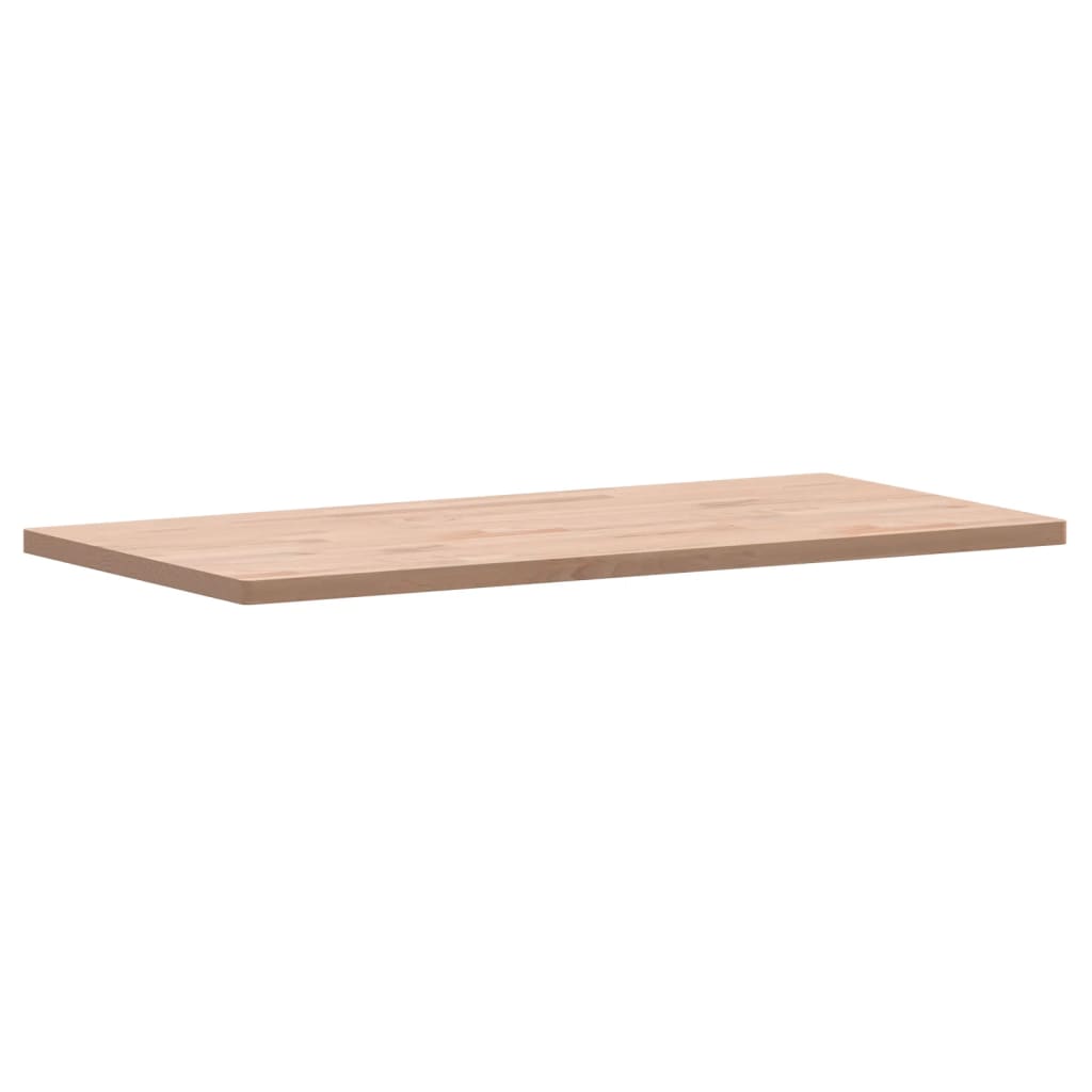 Dessus de table 100x50x2,5cm rectangulaire bois massif de hêtre - XIOS