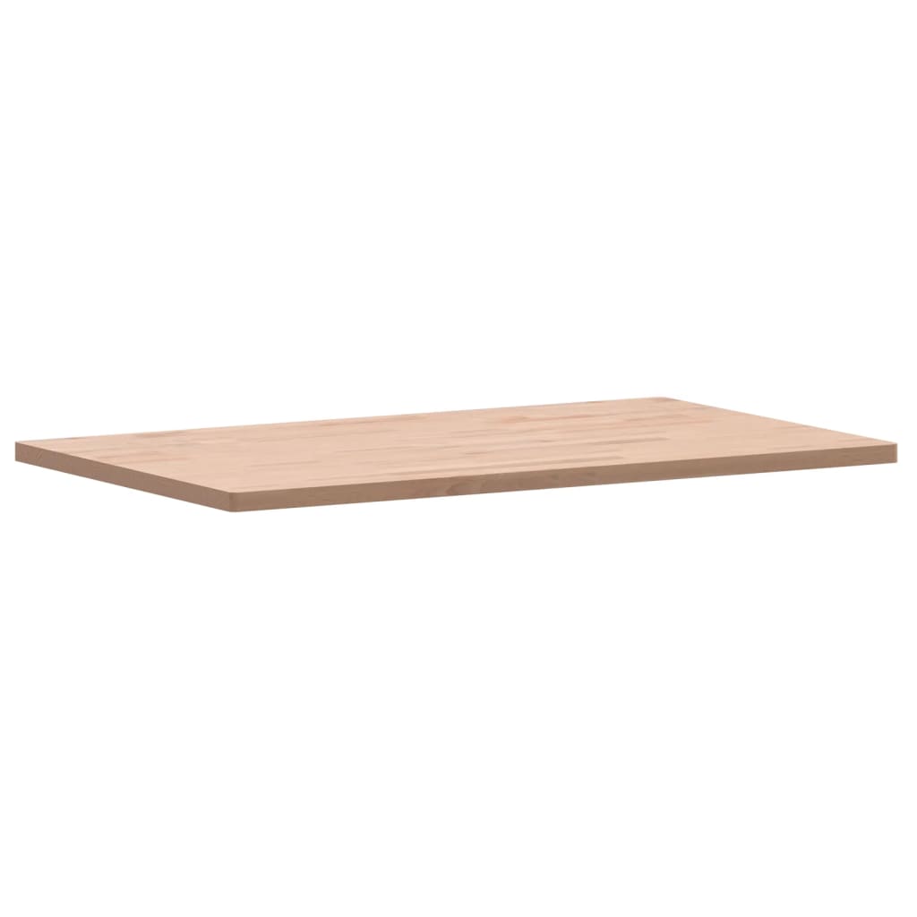 Dessus de table 100x60x2,5cm rectangulaire bois massif de hêtre - XIOS