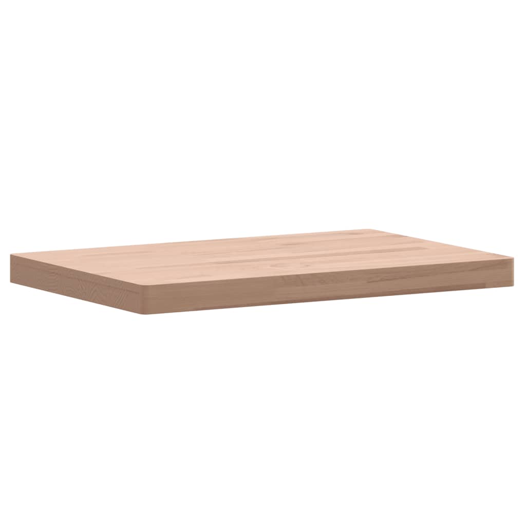 Dessus de table 60x40x4 cm rectangulaire bois massif de hêtre - XIOS