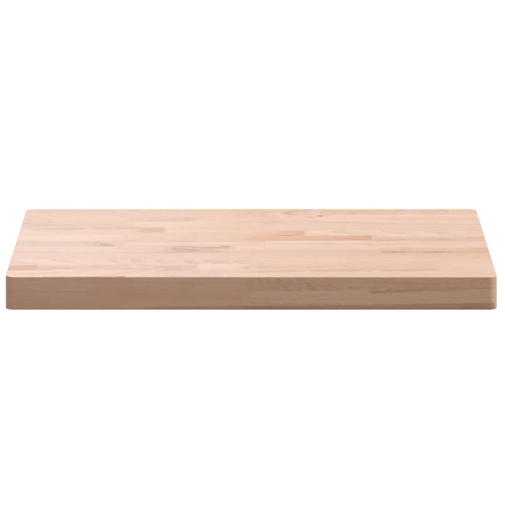 Dessus de table 60x40x4 cm rectangulaire bois massif de hêtre - XIOS