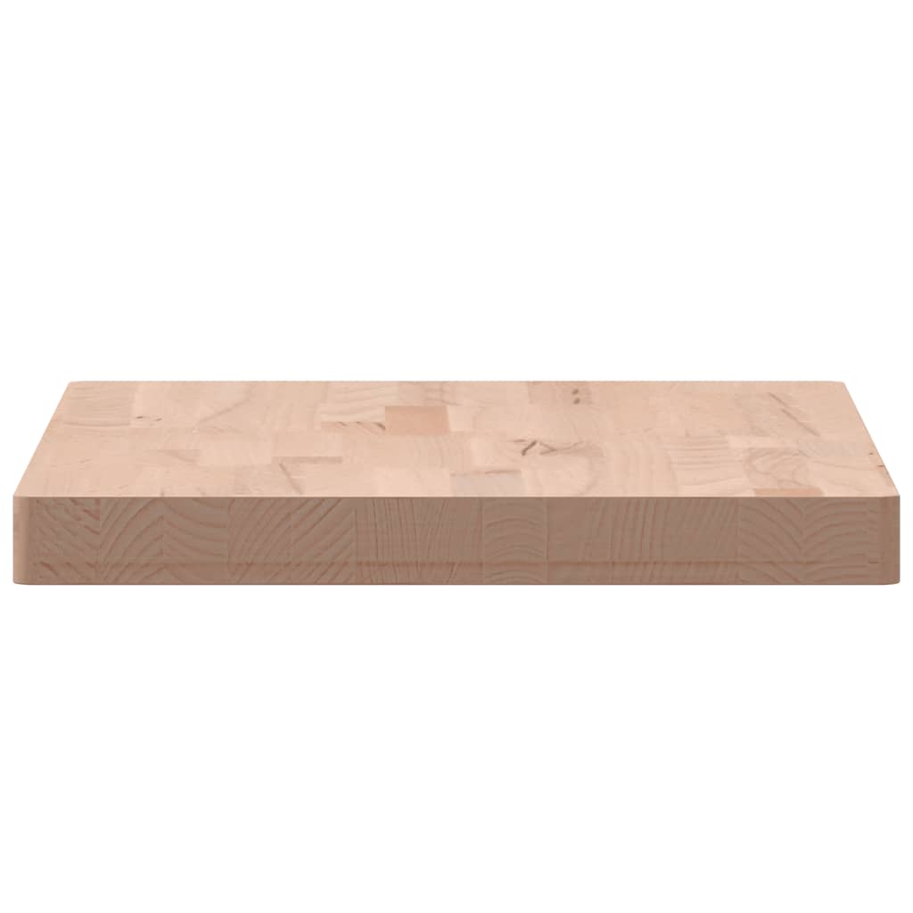 Dessus de table 60x40x4 cm rectangulaire bois massif de hêtre - XIOS