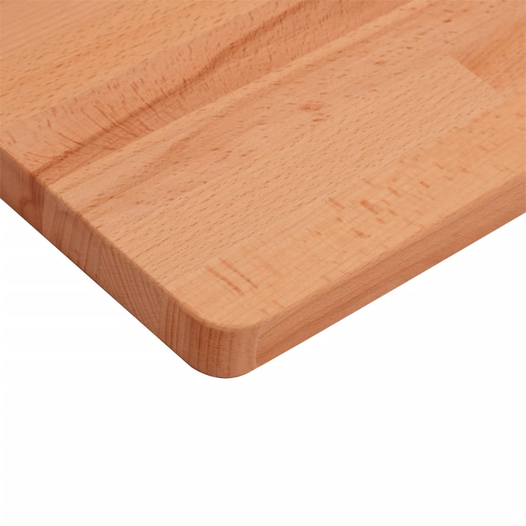 Dessus de table 100x60x1,5cm rectangulaire bois massif de hêtre - XIOS