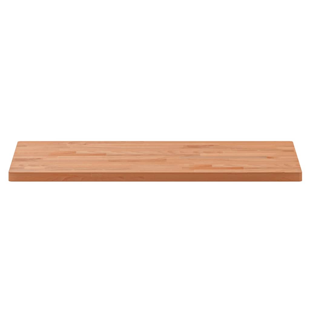 Dessus de table 80x40x2,5 cm rectangulaire bois massif de hêtre - XIOS