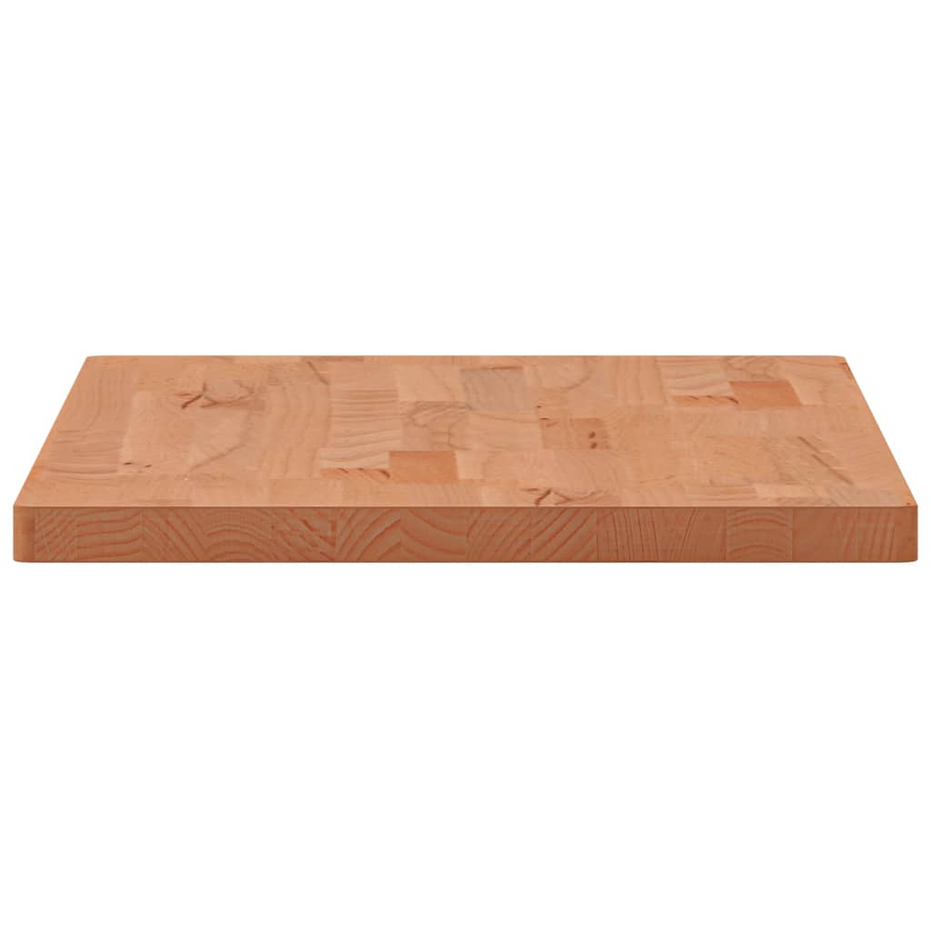 Dessus de table 80x40x2,5 cm rectangulaire bois massif de hêtre - XIOS