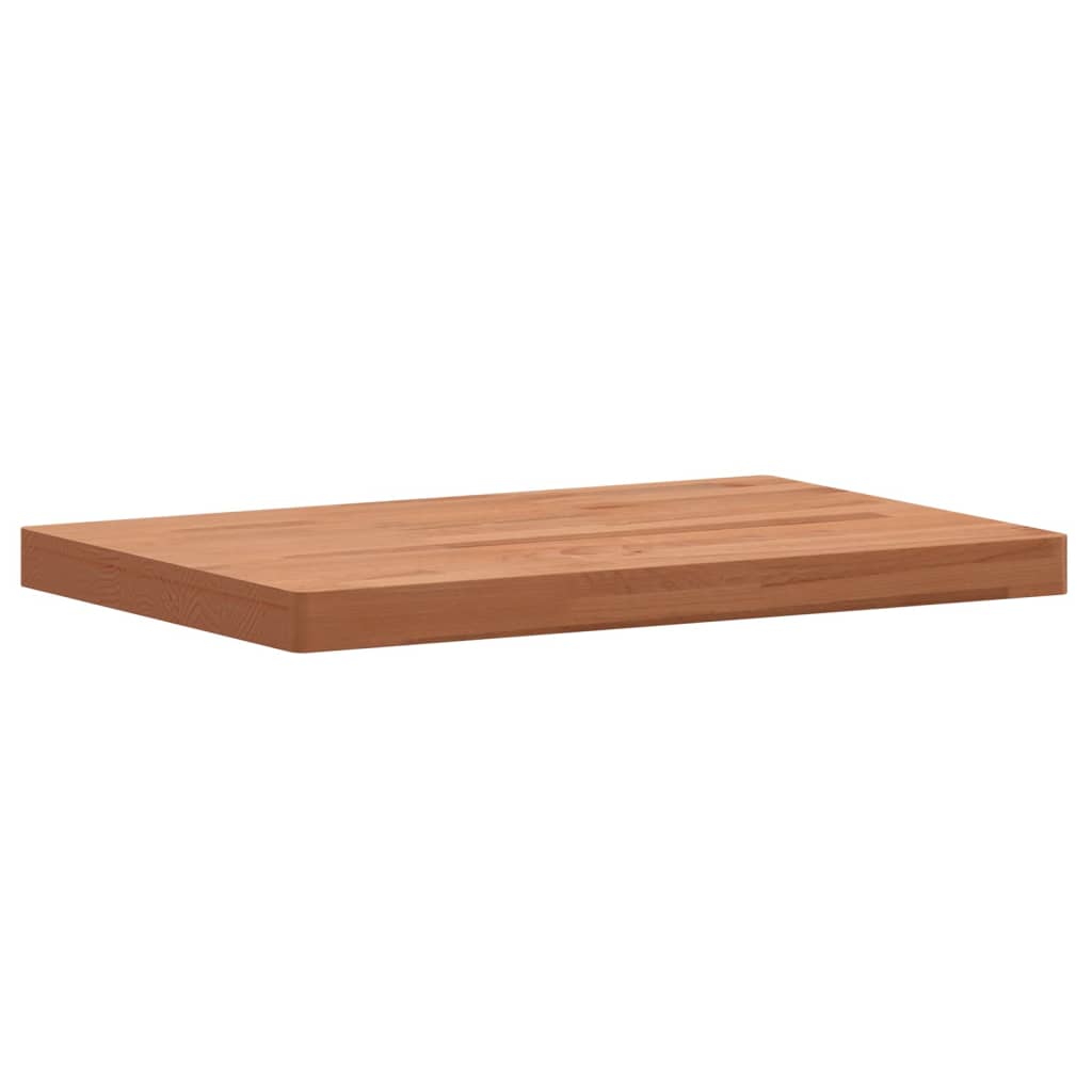 Dessus de table 60x40x4 cm rectangulaire bois massif de hêtre - XIOS