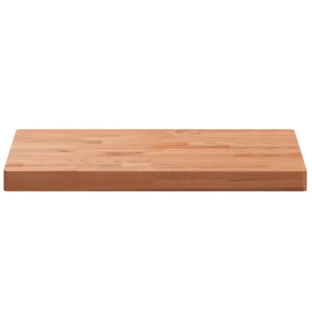 Dessus de table 60x40x4 cm rectangulaire bois massif de hêtre - XIOS