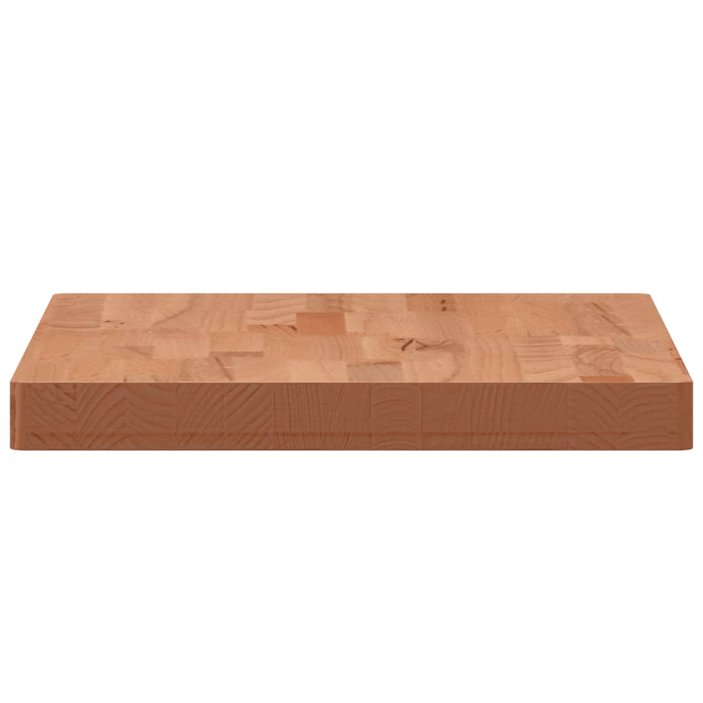 Dessus de table 60x40x4 cm rectangulaire bois massif de hêtre - XIOS