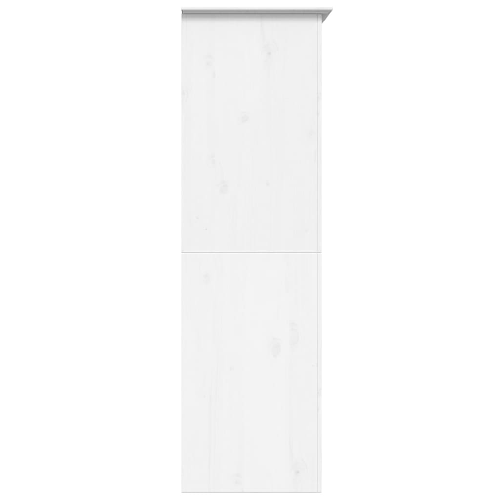 Garde-robe BODO blanc 99x53,5x173 cm bois massif de pin - XIOS