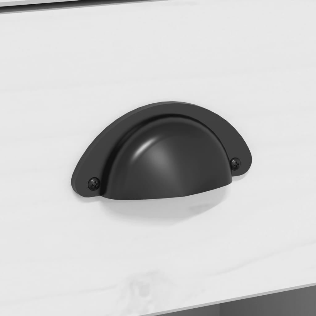 Buffet BODO blanc 115,5x44x80 cm bois massif de pin - XIOS