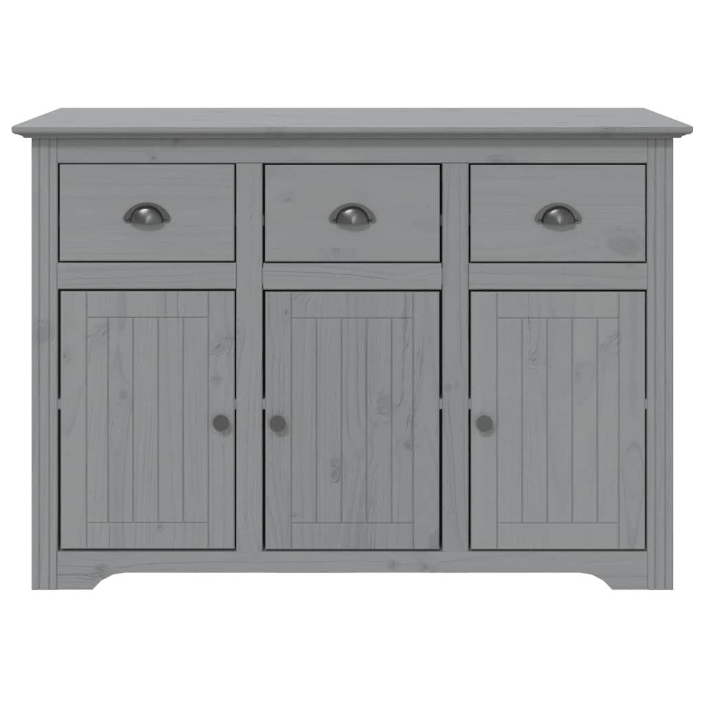 Buffet BODO gris 115,5x44x80 cm bois massif de pin - XIOS
