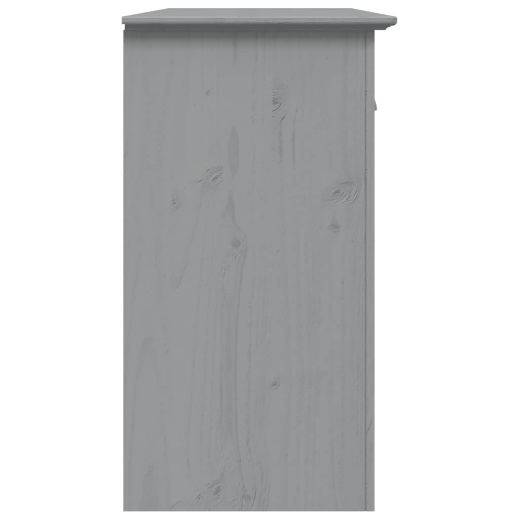 Buffet BODO gris 115,5x44x80 cm bois massif de pin - XIOS