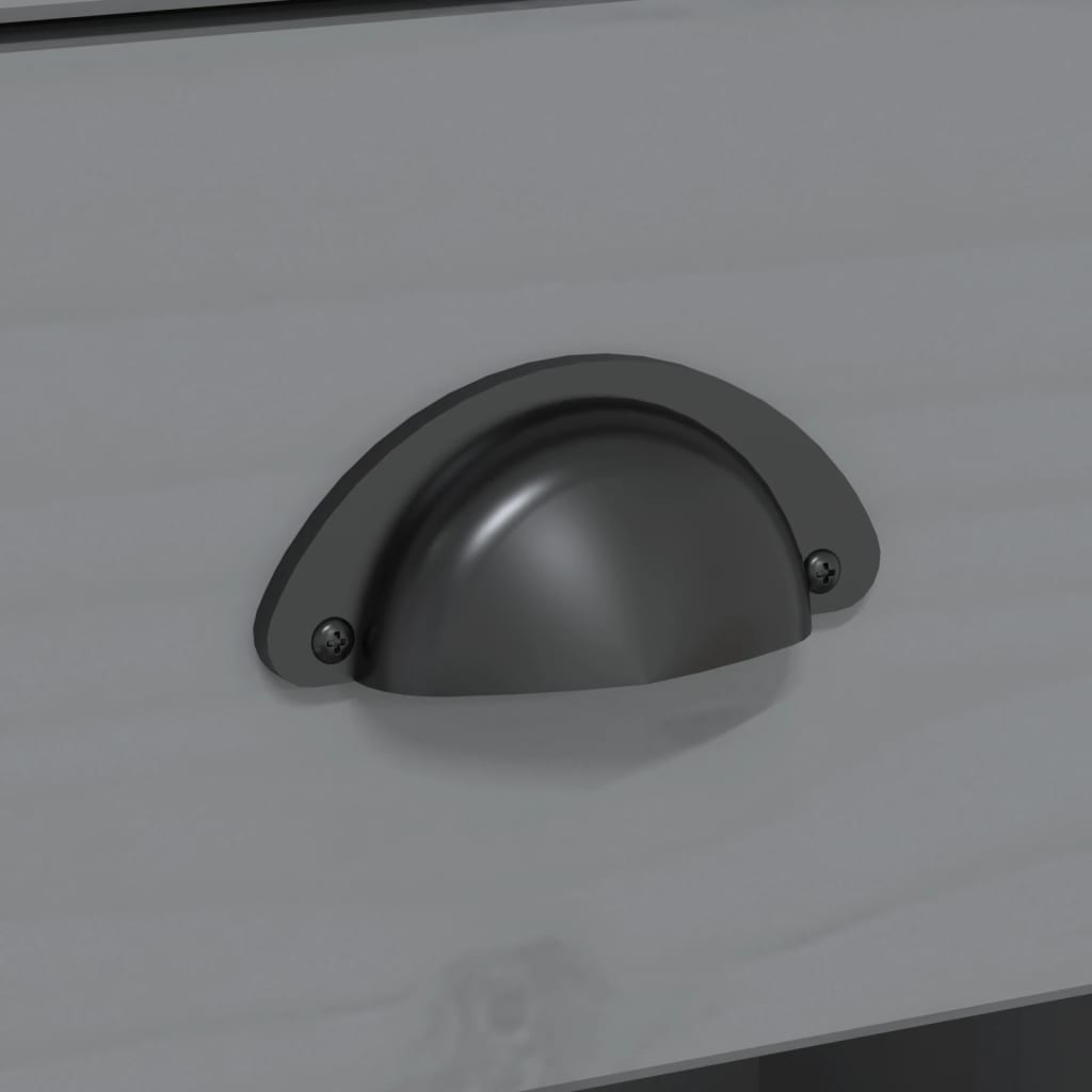 Buffet BODO gris 115,5x44x80 cm bois massif de pin - XIOS