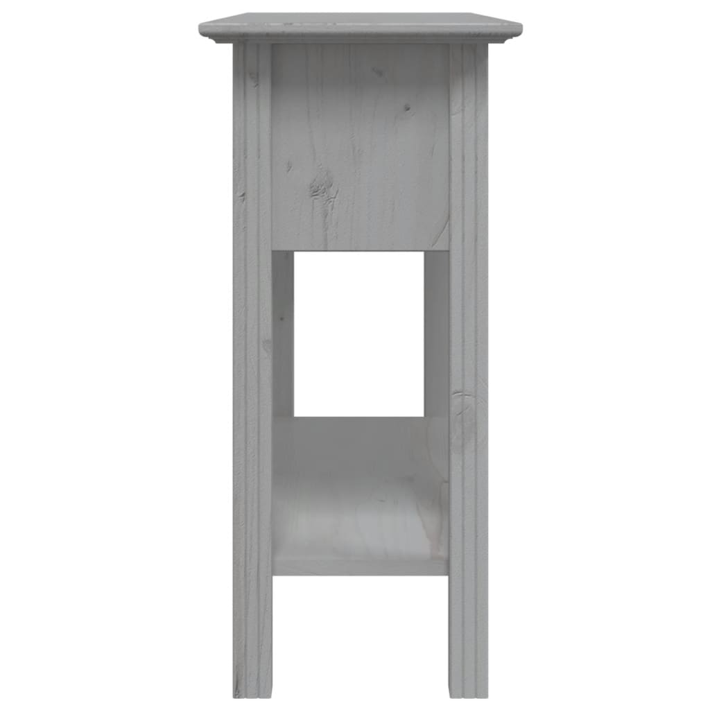 Table console BODO gris 91x35x74 cm bois de pin massif - XIOS