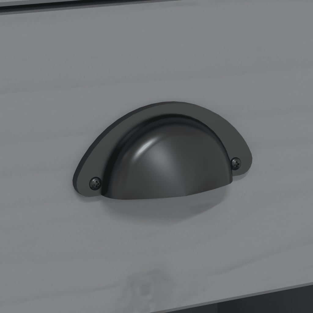 Table console BODO gris 91x35x74 cm bois de pin massif - XIOS