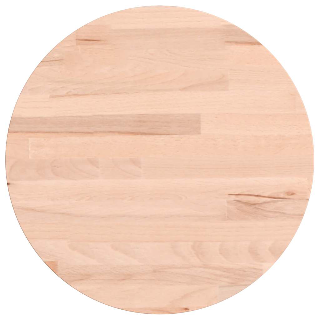 Dessus de table Ø30x1,5 cm rond bois massif de hêtre - XIOS