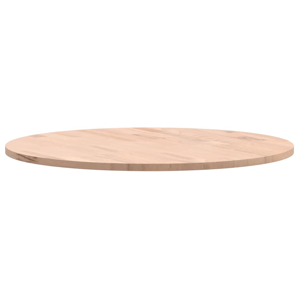 Dessus de table Ø60x1,5 cm rond bois massif de hêtre - XIOS