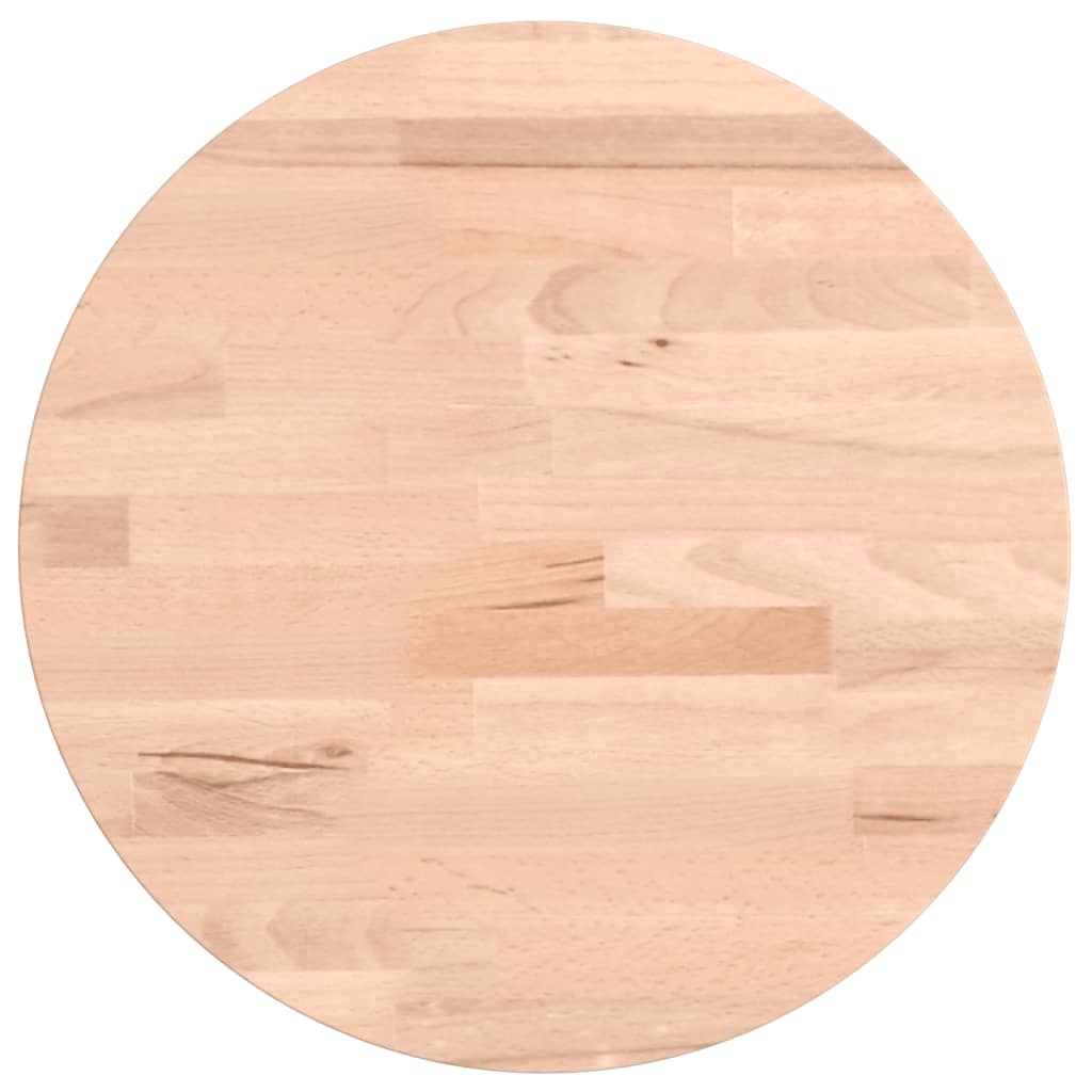 Dessus de table Ø30x2,5 cm rond bois massif de hêtre - XIOS