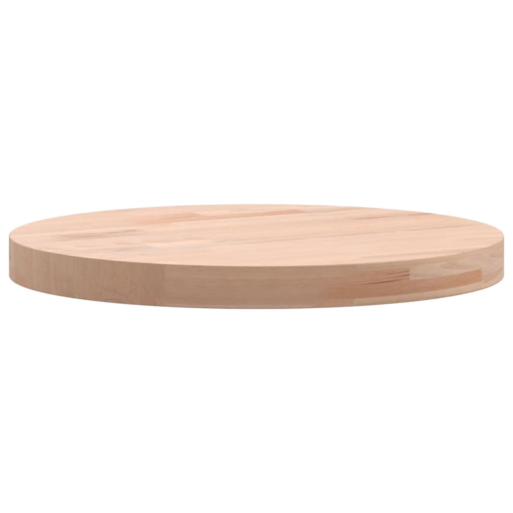 Dessus de table Ø30x2,5 cm rond bois massif de hêtre - XIOS