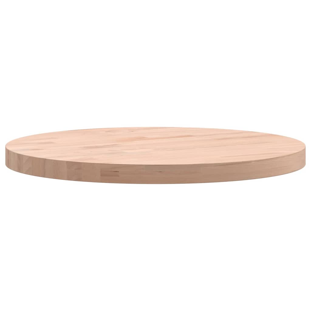 Dessus de table Ø40x2,5 cm rond bois massif de hêtre - XIOS