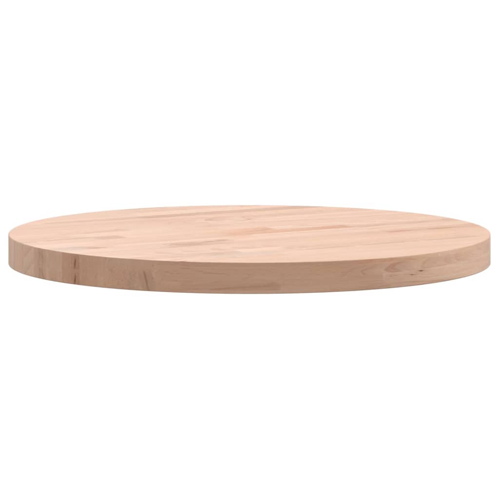 Dessus de table Ø40x2,5 cm rond bois massif de hêtre - XIOS