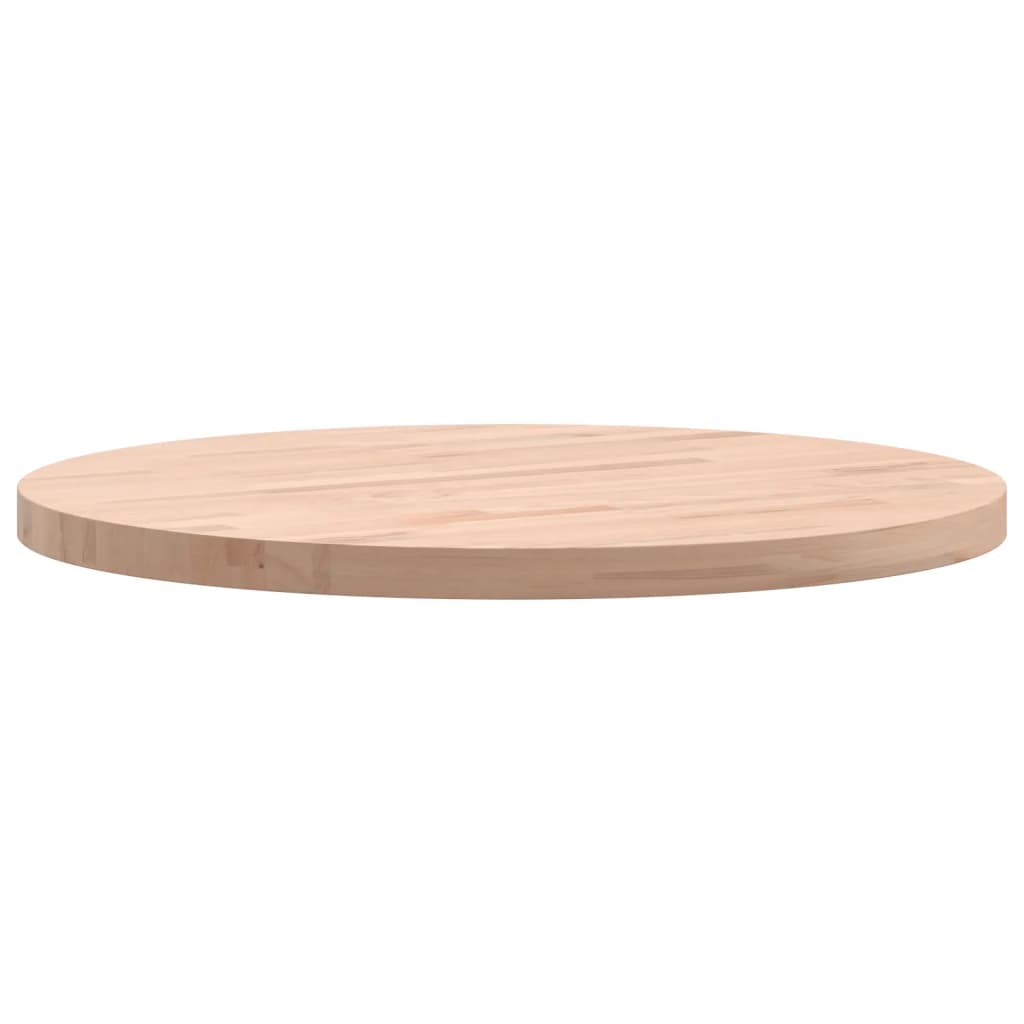 Dessus de table Ø50x2,5 cm rond bois massif de hêtre - XIOS