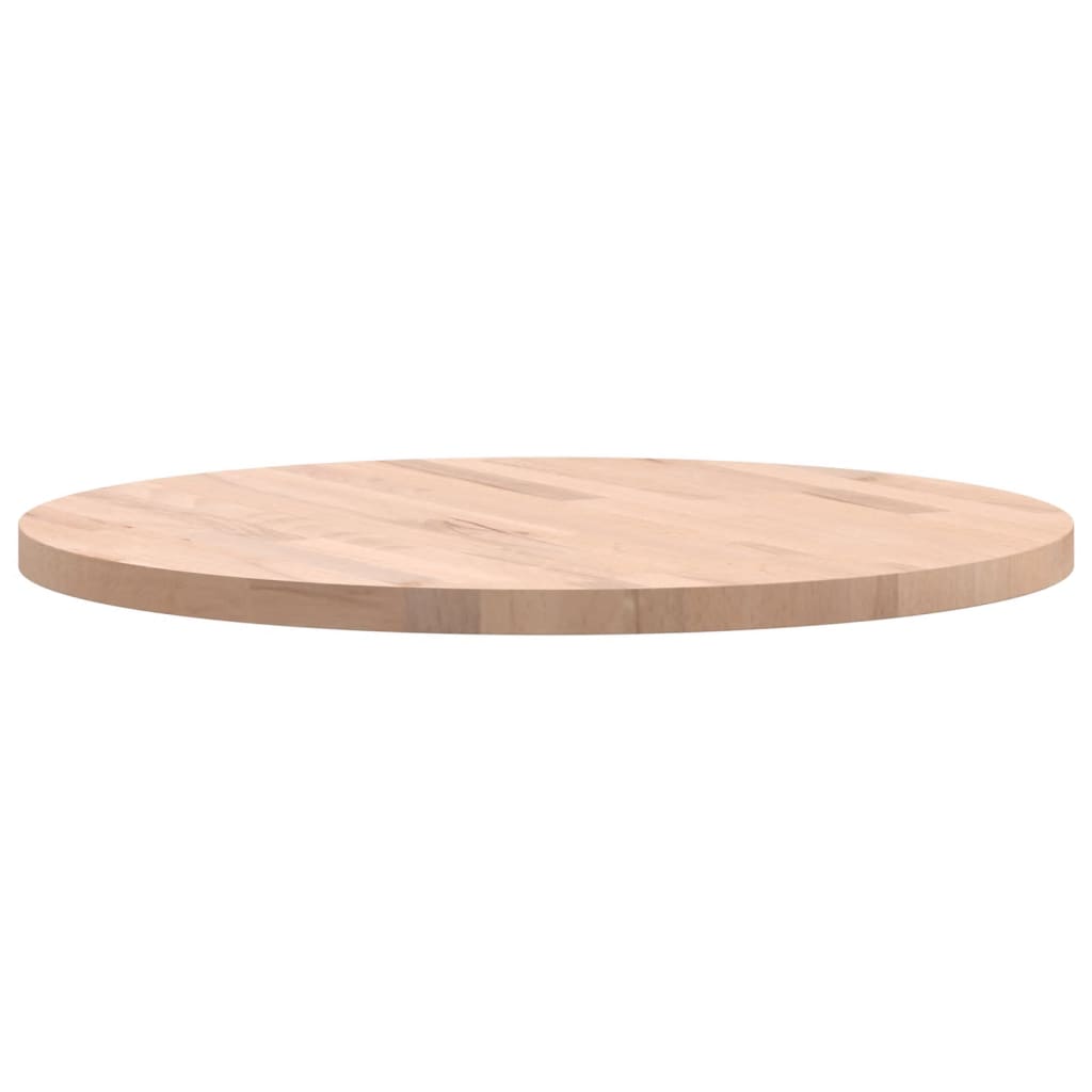 Dessus de table Ø60x2,5 cm rond bois massif de hêtre - XIOS