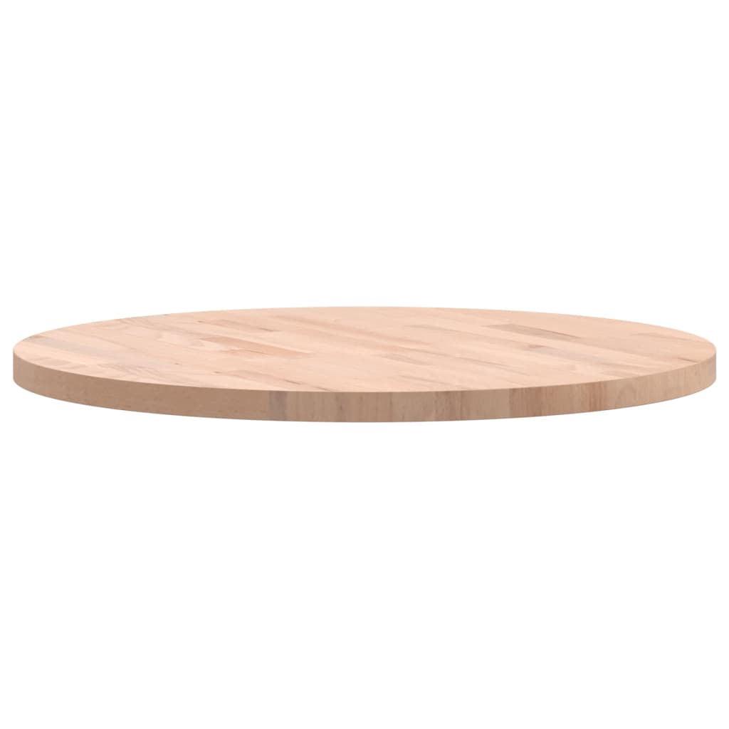 Dessus de table Ø60x2,5 cm rond bois massif de hêtre - XIOS