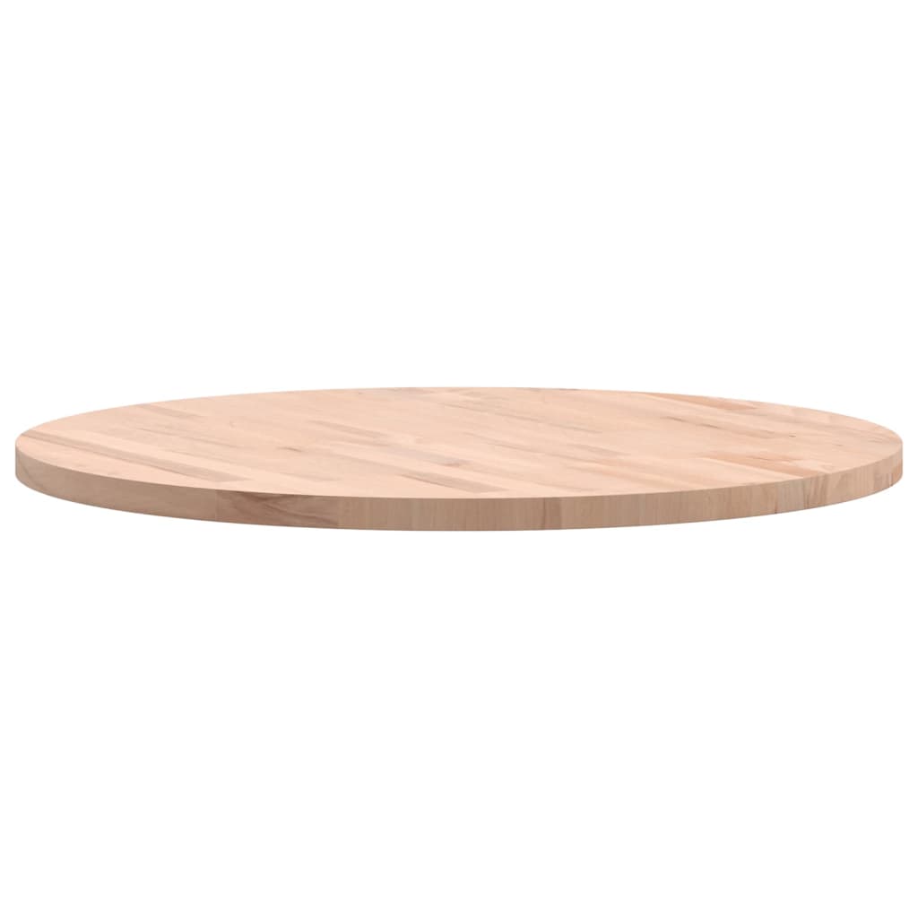 Dessus de table Ø70x2,5 cm rond bois massif de hêtre - XIOS
