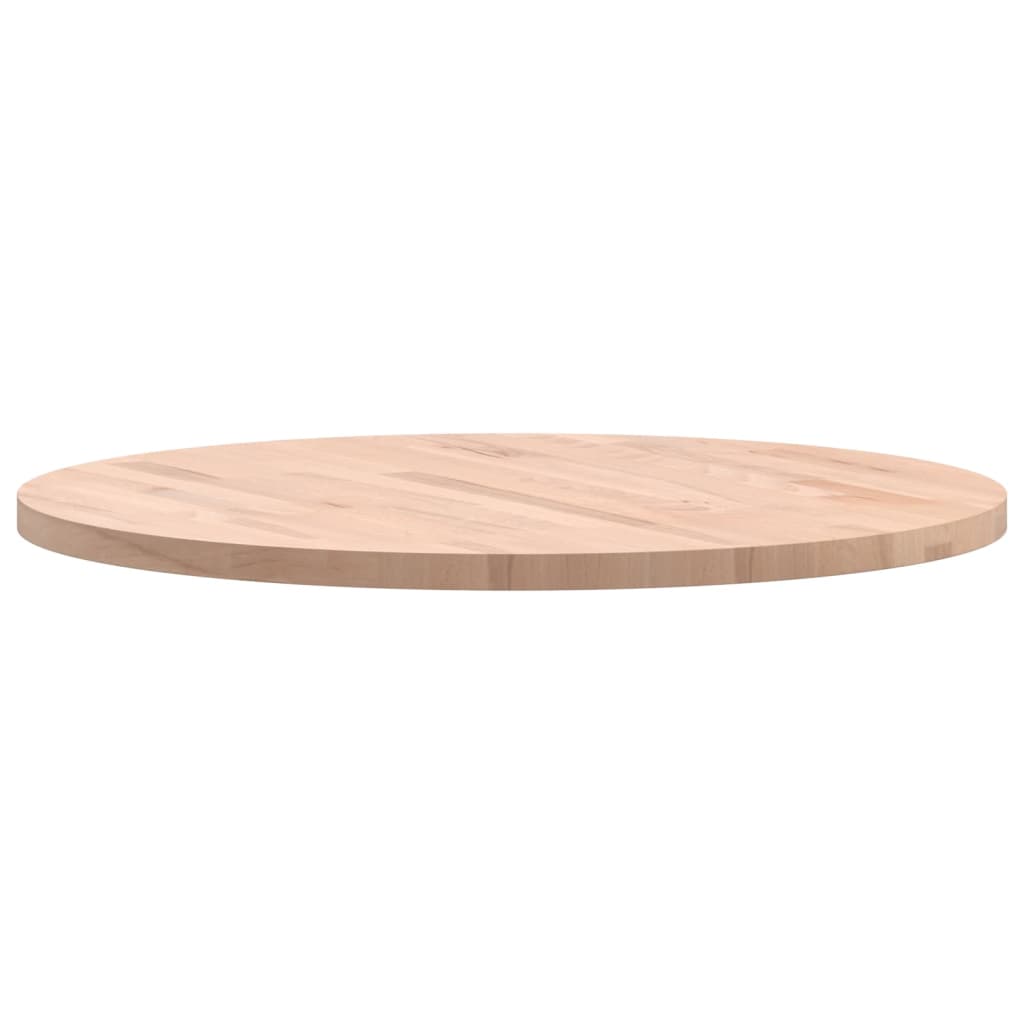 Dessus de table Ø70x2,5 cm rond bois massif de hêtre - XIOS