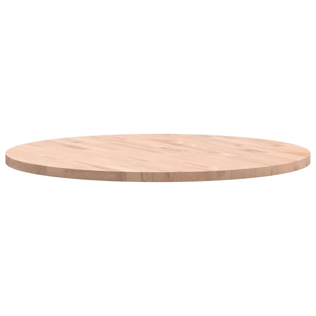 Dessus de table Ø80x2,5 cm rond bois massif de hêtre - XIOS