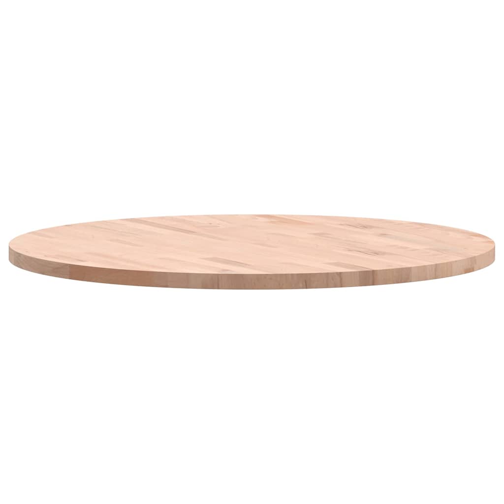 Dessus de table Ø80x2,5 cm rond bois massif de hêtre - XIOS