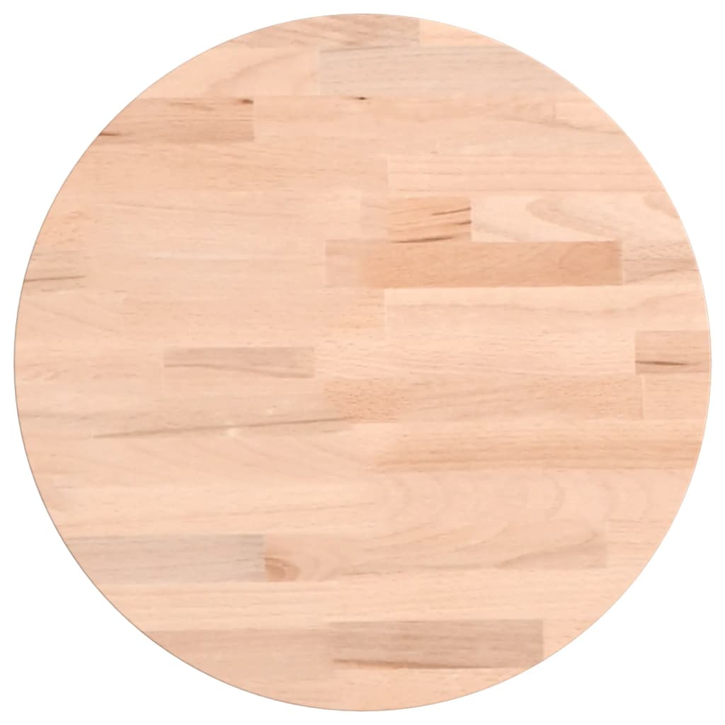 Dessus de table Ø30x4 cm rond bois massif de hêtre - XIOS