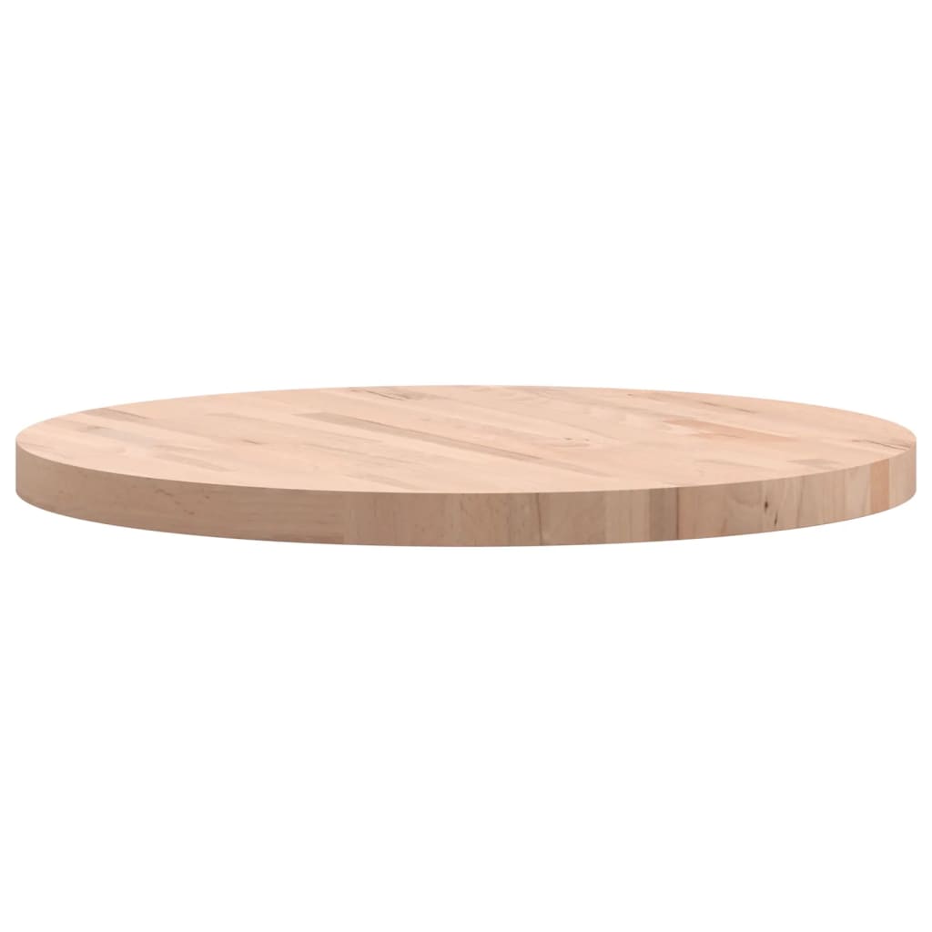 Dessus de table Ø70x4 cm rond bois massif de hêtre - XIOS