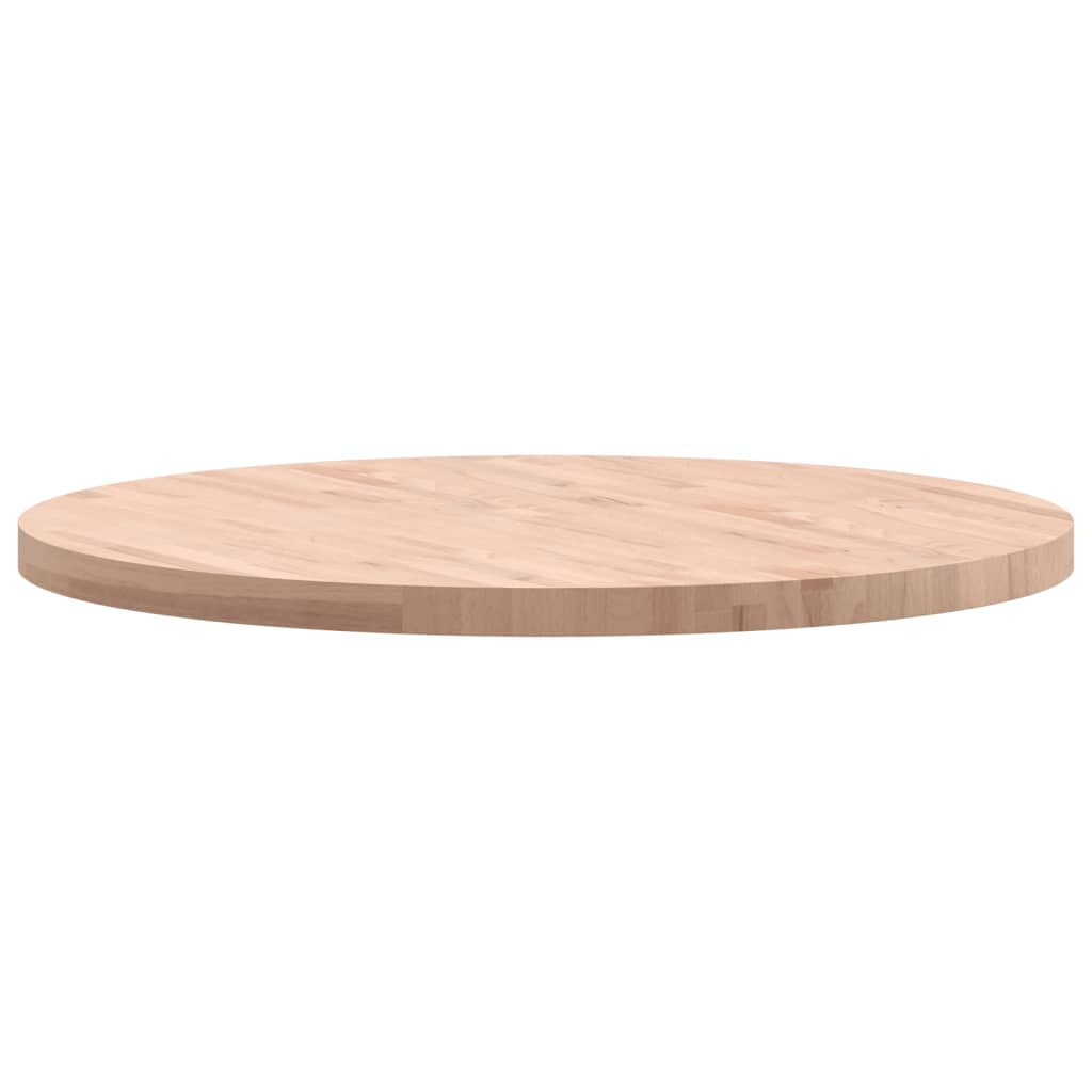 Dessus de table Ø90x4 cm rond bois massif de hêtre - XIOS