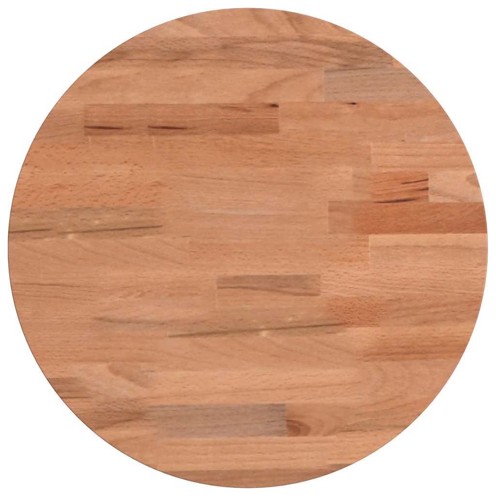 Dessus de table Ø30x1,5 cm rond bois massif de hêtre - XIOS