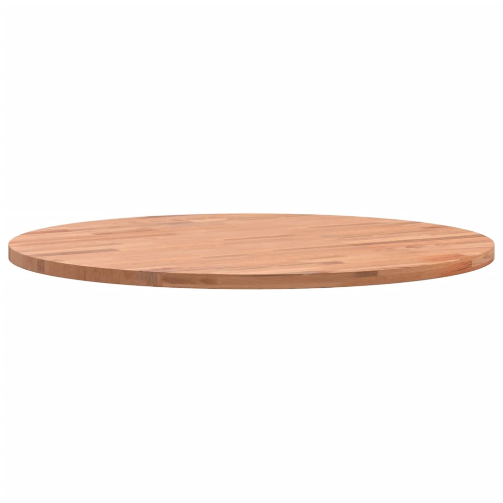 Dessus de table Ø50x1,5 cm rond bois massif de hêtre - XIOS