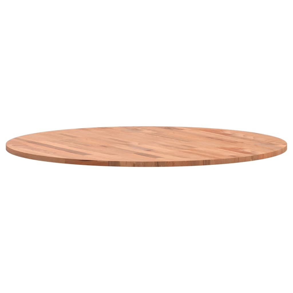 Dessus de table Ø80x1,5 cm rond bois massif de hêtre - XIOS
